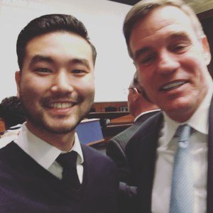 David Lee and Senator Mark Warner