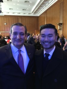 Senator Ted Cruz and David R Lee